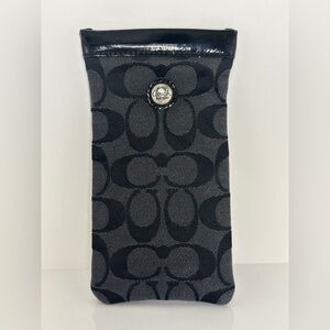 Black Coach Sun/Eyeglass Wallet